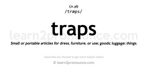 trap auf deutsch|trap definition german.